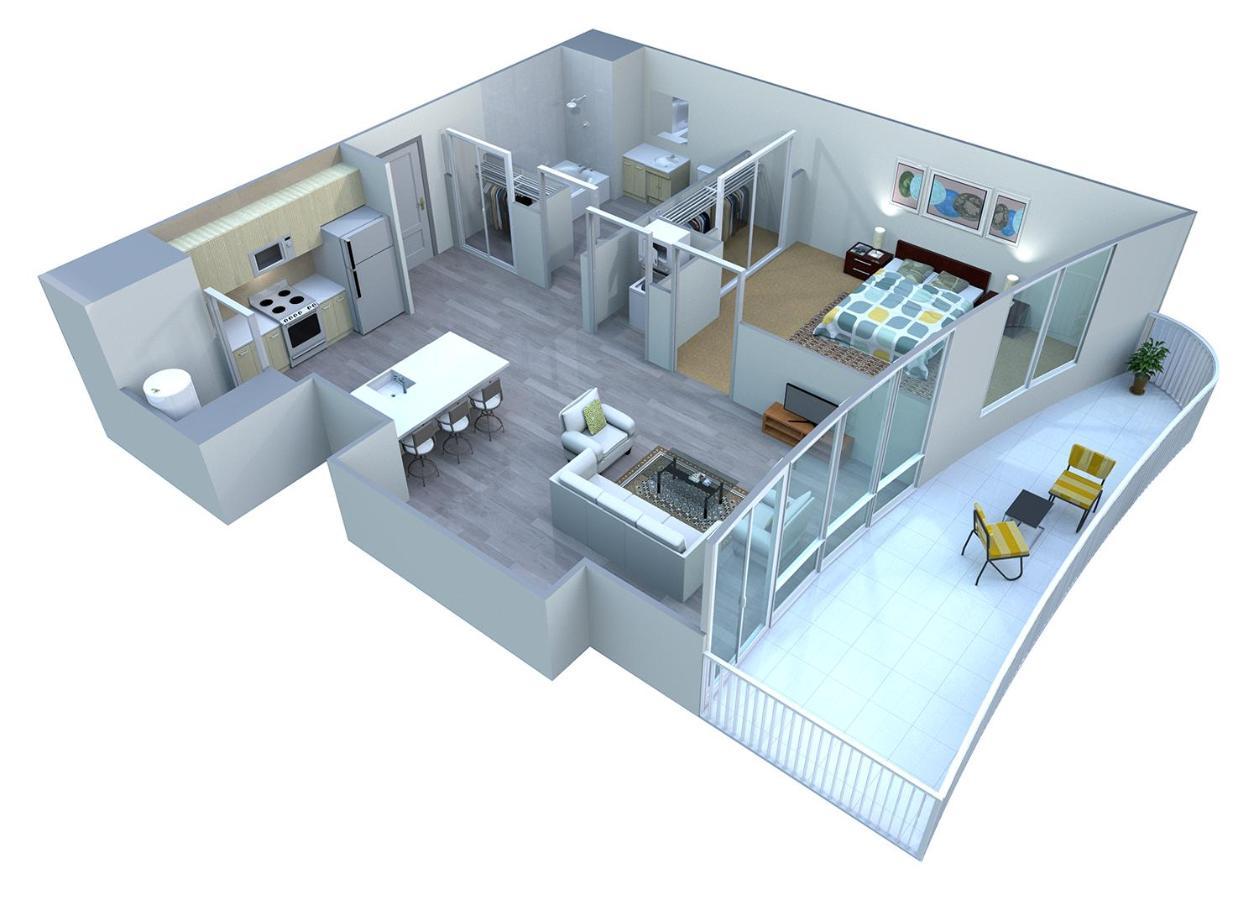 Placemakr Premier Sobro NashvilleNashville  Kültér fotó 3D floor plan