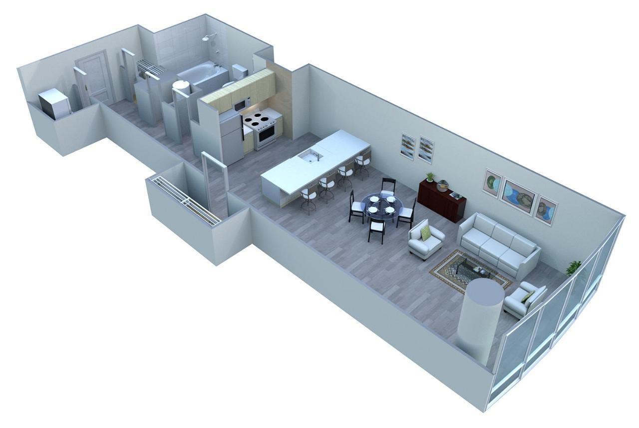 Placemakr Premier Sobro NashvilleNashville  Kültér fotó 3D floor plan