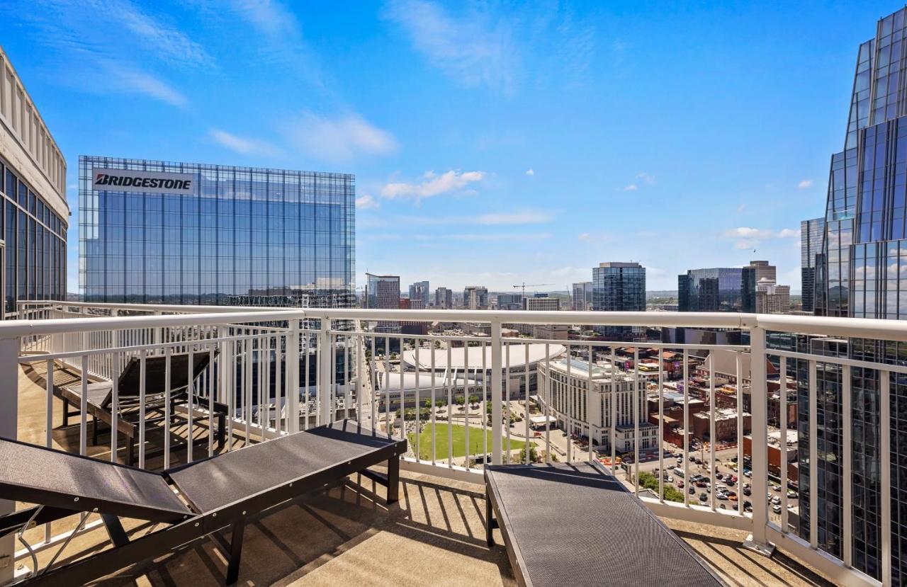 Placemakr Premier Sobro NashvilleNashville  Kültér fotó View from the rooftop of the building